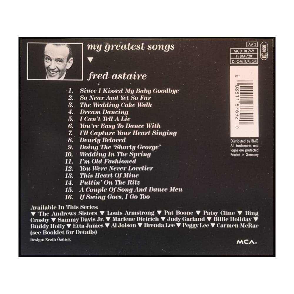 Fred Astaire: My Greatest Songs