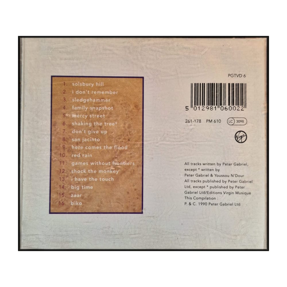 Peter Gabriel: Shaking The Tree: Sixteen Golden Greats