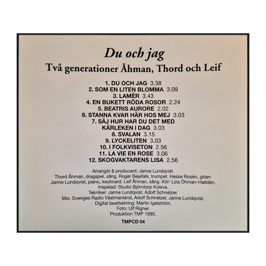 Thord Åhman & Leif Åhman: Du Och Jag