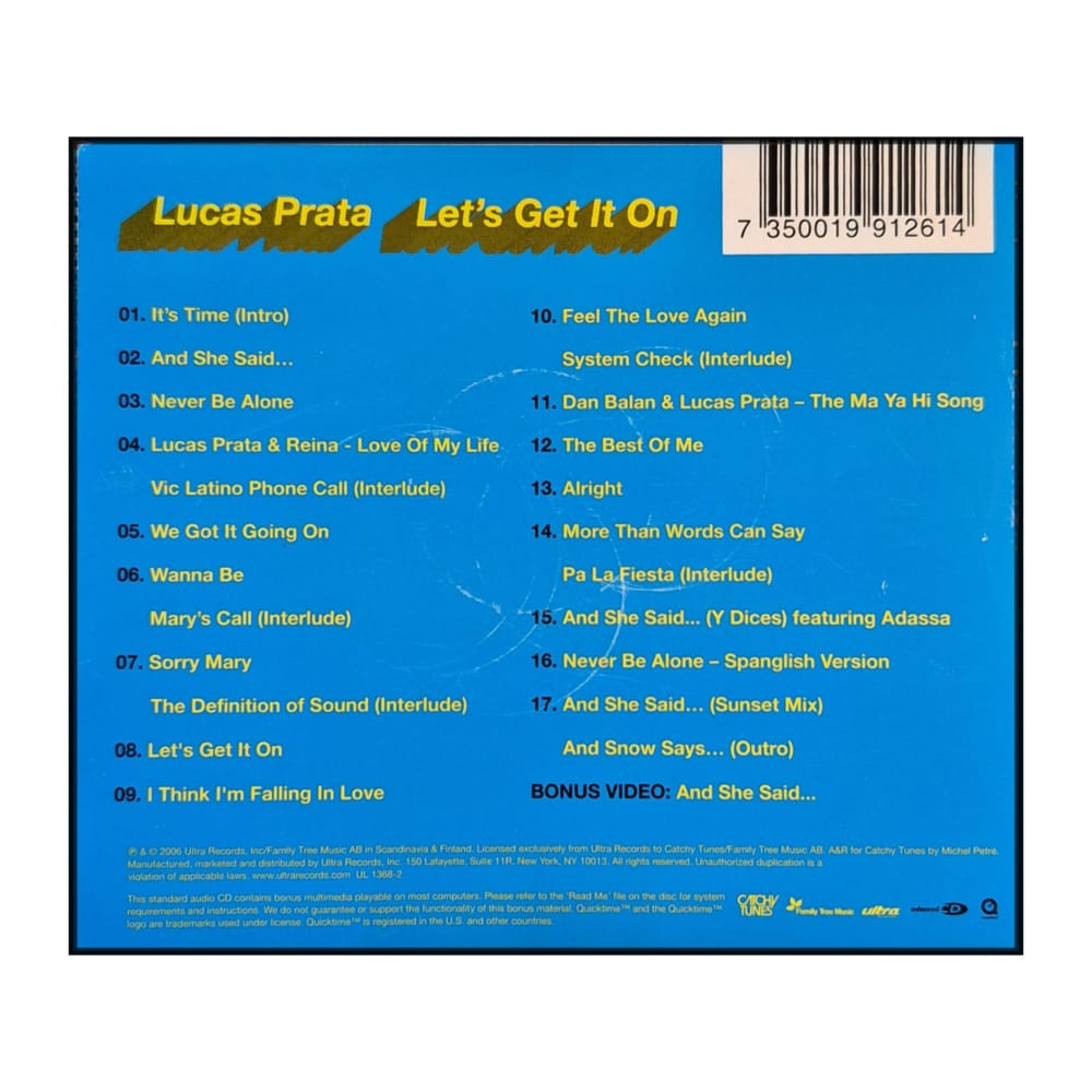 Lucas Prata: Let'S Get It On