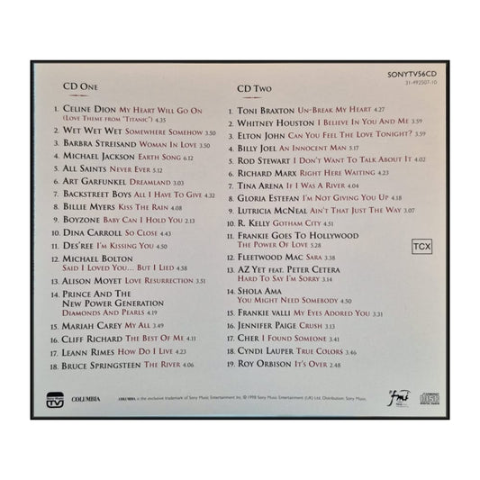 Love Songs: The All Time Greatest Of The 1960-1990 V3