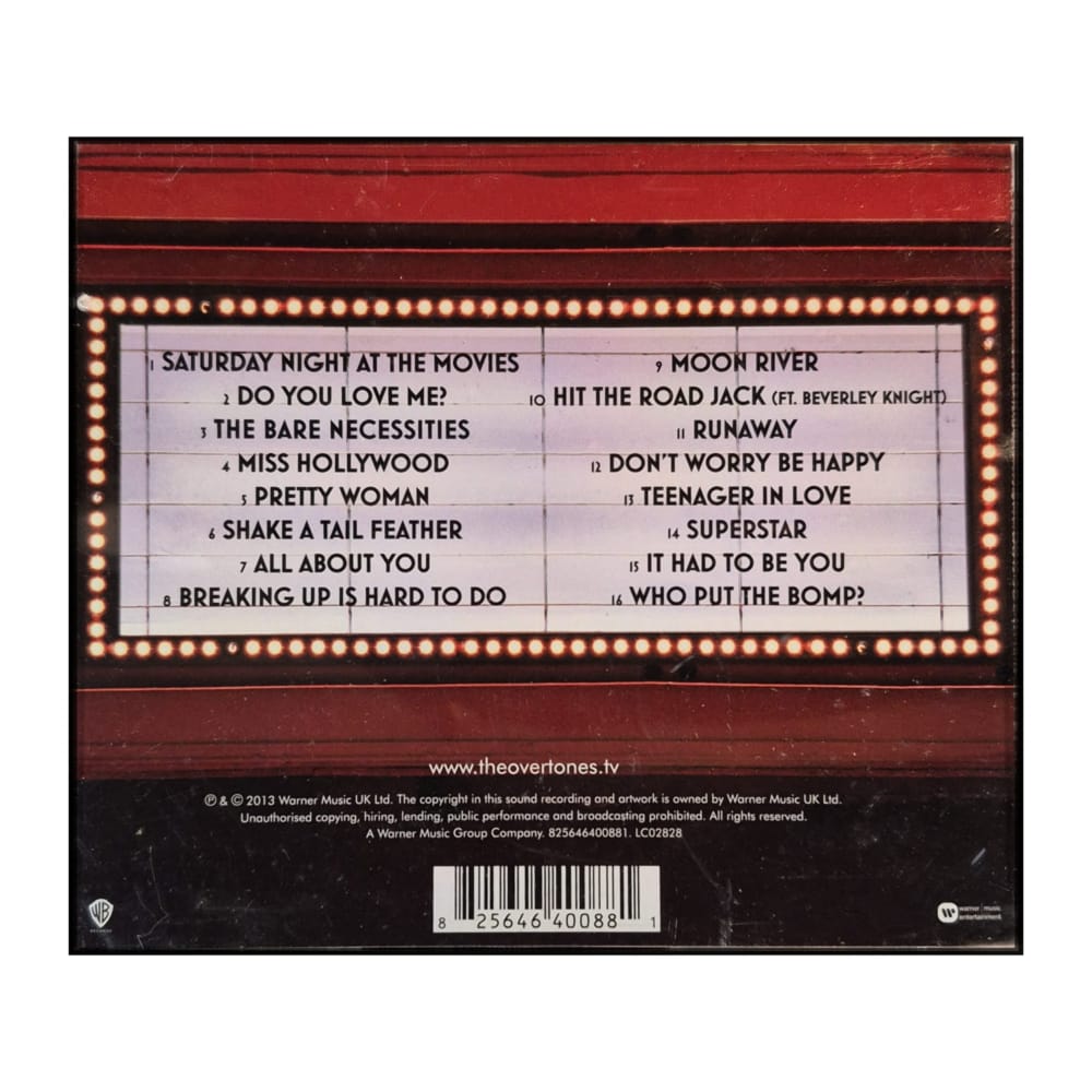 The Overtones: Saturday Night at the Movies