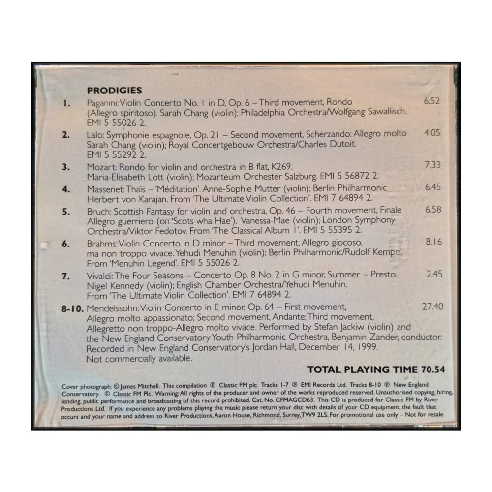 Classic Fm: Prodigies