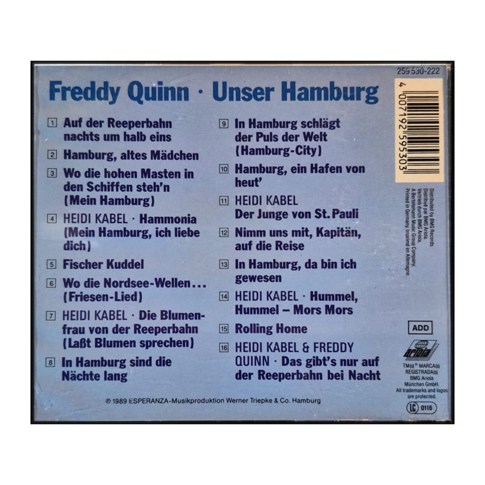 Freddy Quinn: Unser Hamburg