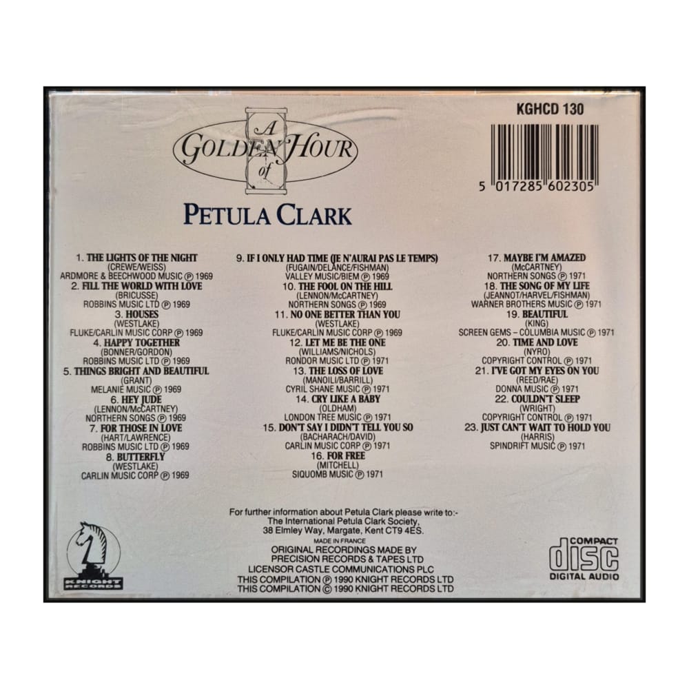 Petula Clark: A Golden Hour Of