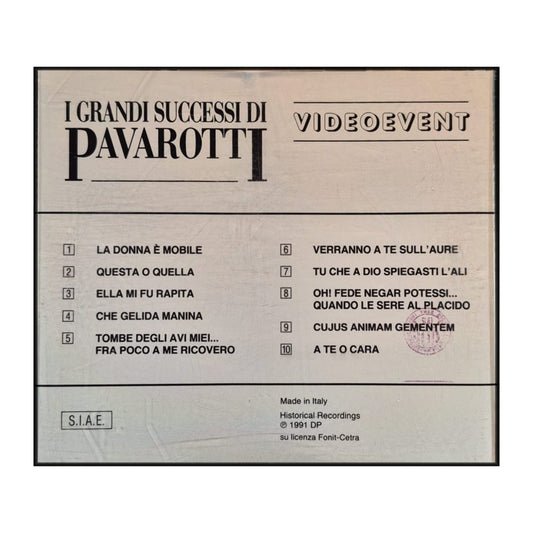 Luciano Pavarotti: I Grandi Successi Di Pavarotti