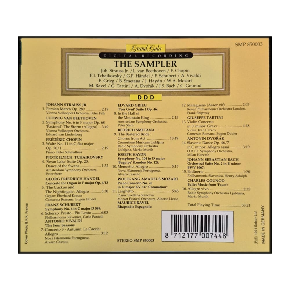 Grand Gala: The Sampler