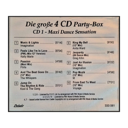 Die Große Prty--Bx:: Dsc--1 Mxi Dnce Snsation