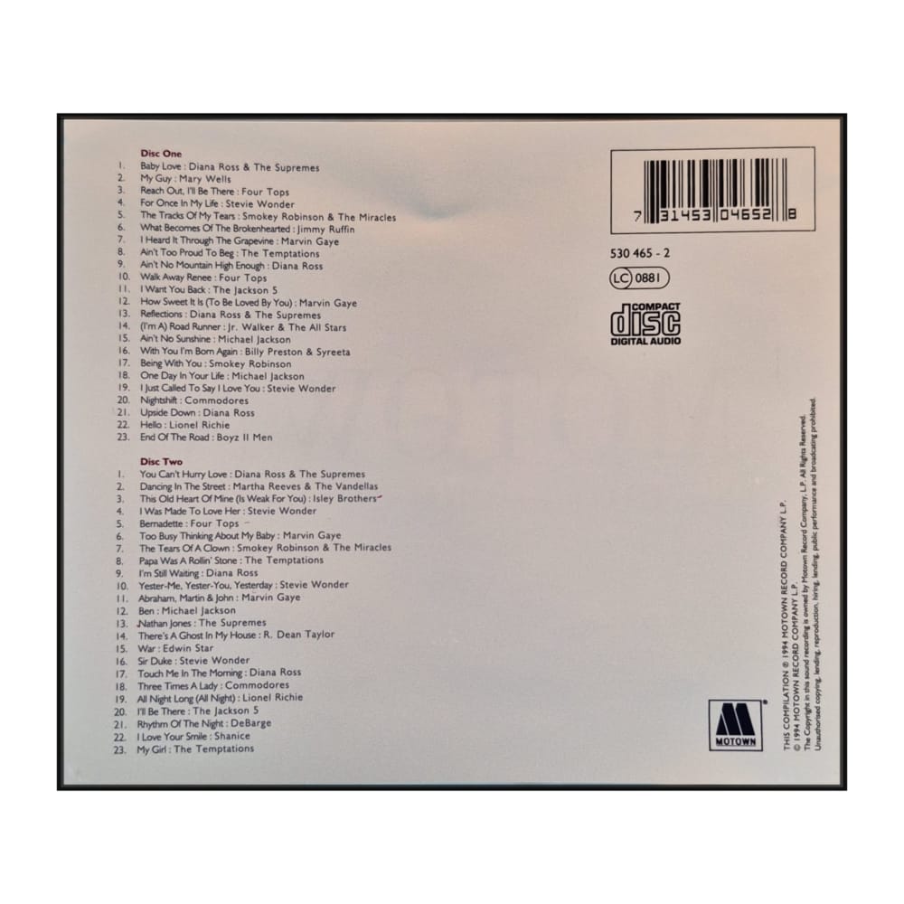 Motown: The Ultimate Hits Collection