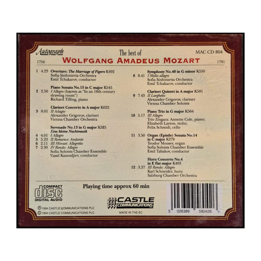 Wolfgang Amadeus Mozart: The Best Of