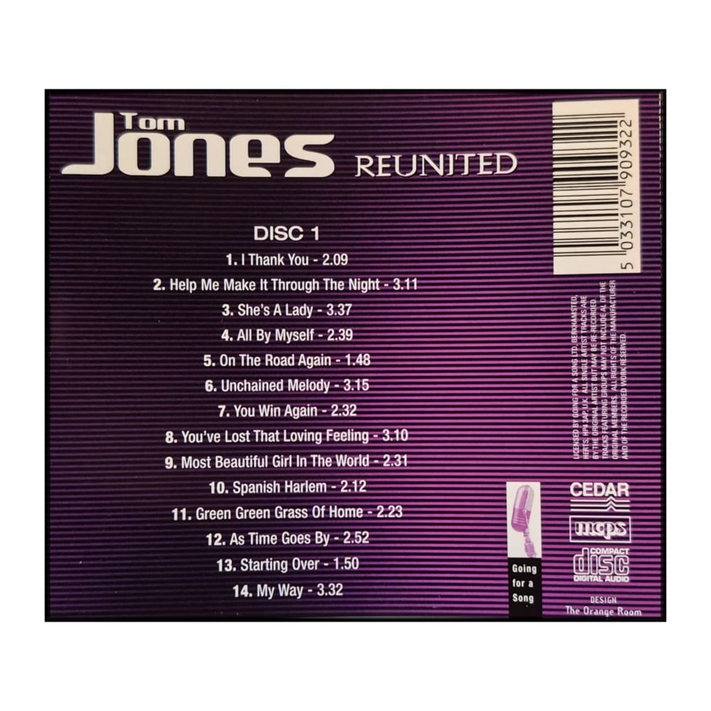 Tom Jones: reunited disc-1