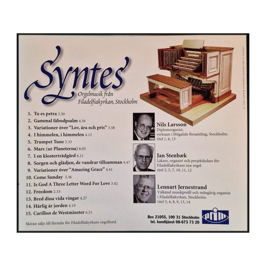 Syntes: Orgelmusik Från Filadelfiakyrkan, Stockholm