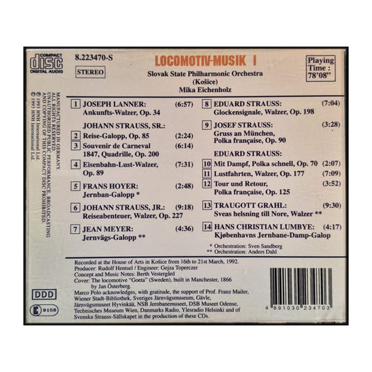 Locomotiv-Musik 1: Graltl • Hoyer • Lanner • Lumbye • Meyer • Strauss