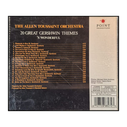 Allen Toussaint Orchestra: 20 Great Gershwin Themes 'S Wonderful