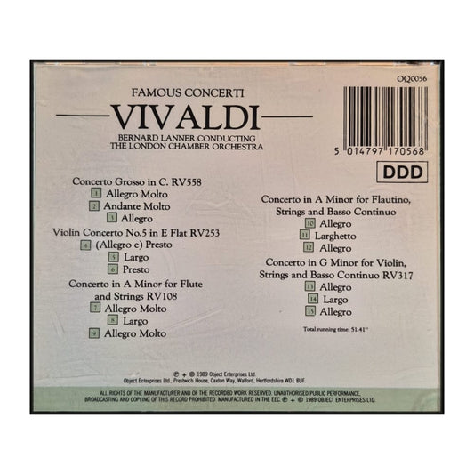 Antonio Vivaldi: Famous Concerti