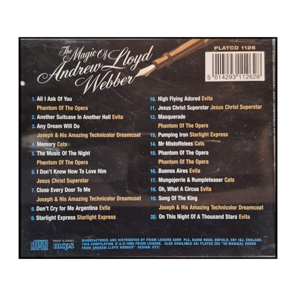 Andrew Lloyd Webber: The Magic Of: 20 Hits