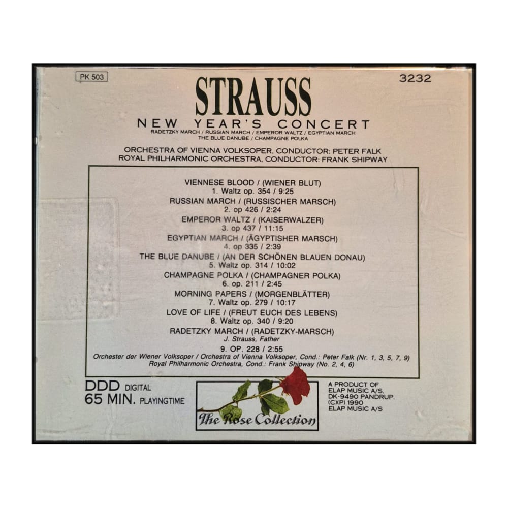 The rose collection: Strauss: New Year's Concert