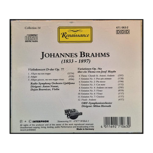 Renaissance: Johannes Brahms