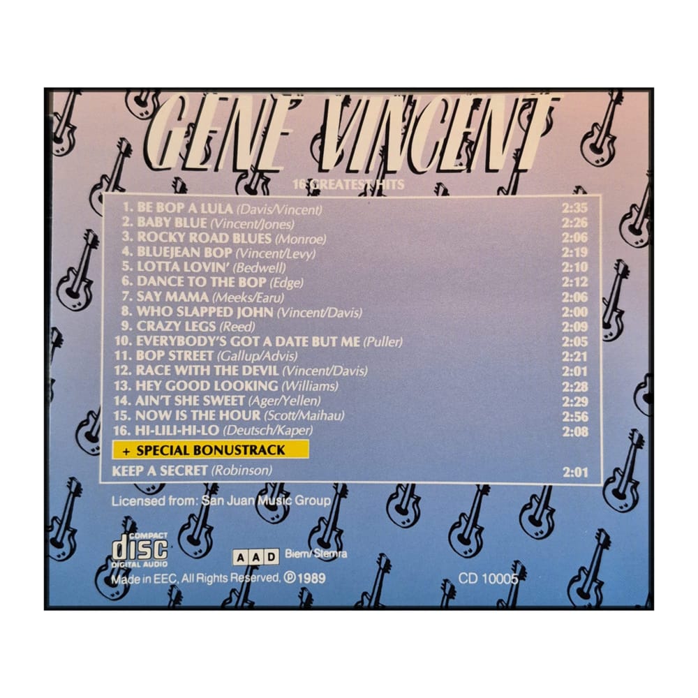 Gene Vincent: 16 Greatest Hits