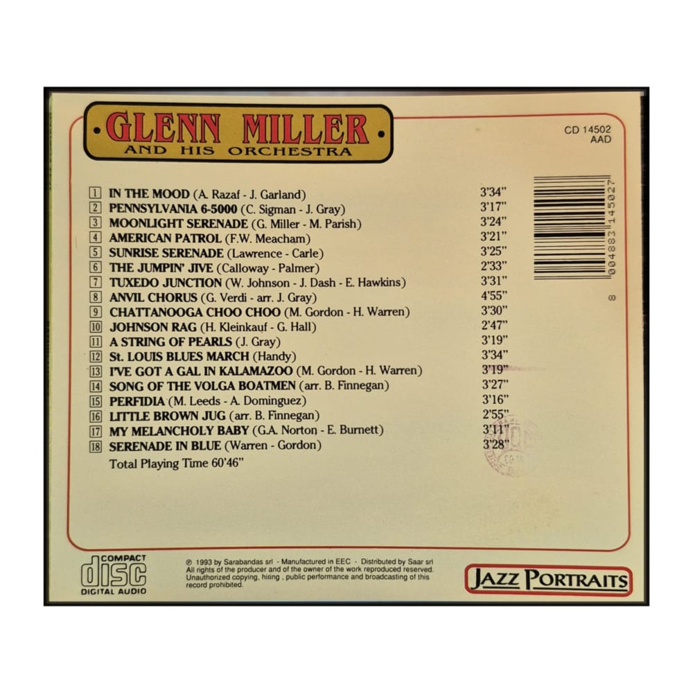 Glenn Miller And His Orchestra: Jazz Portraits