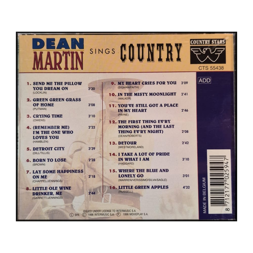 Dean Martin: SINGS Country