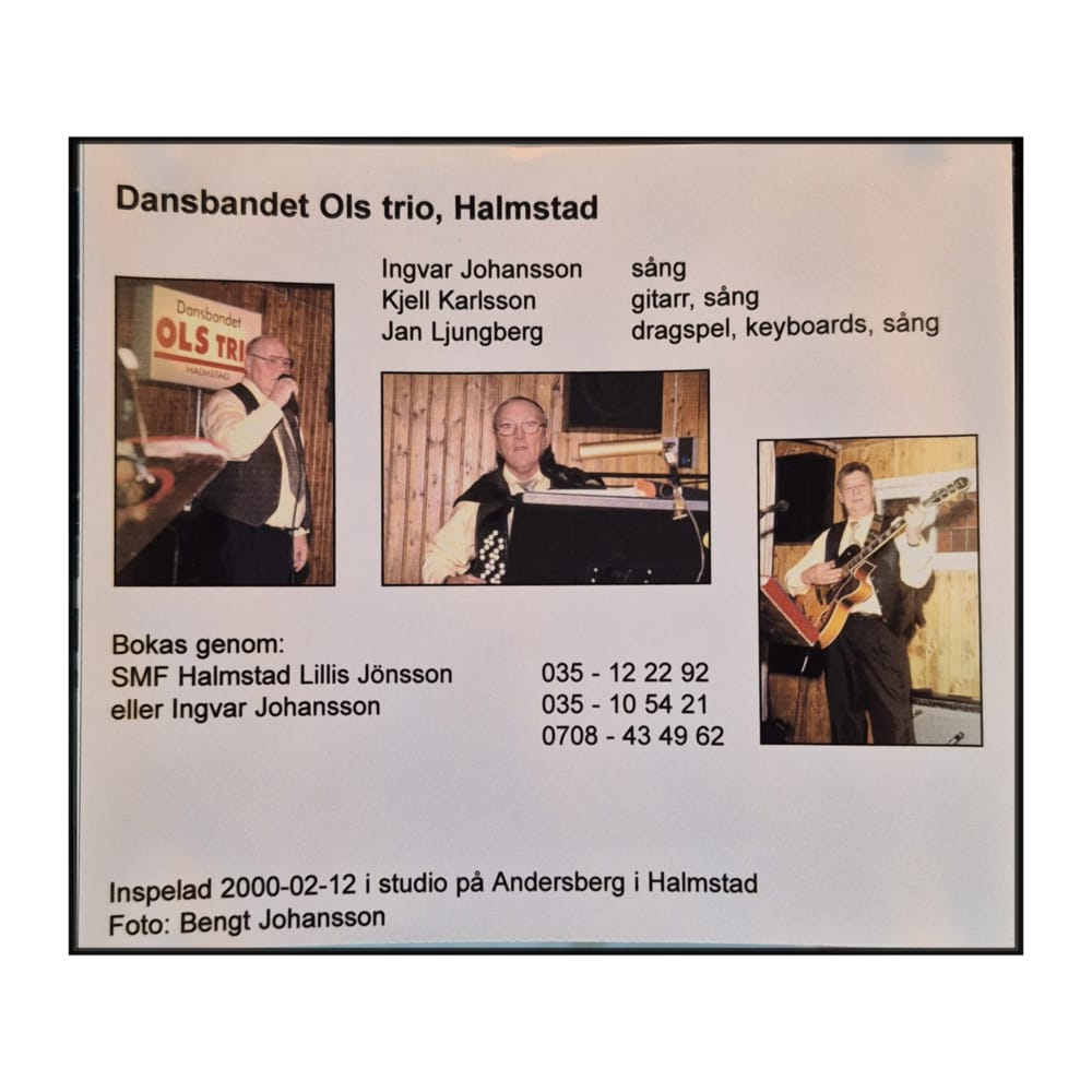 Dansbandet Ols trio: Halmstad