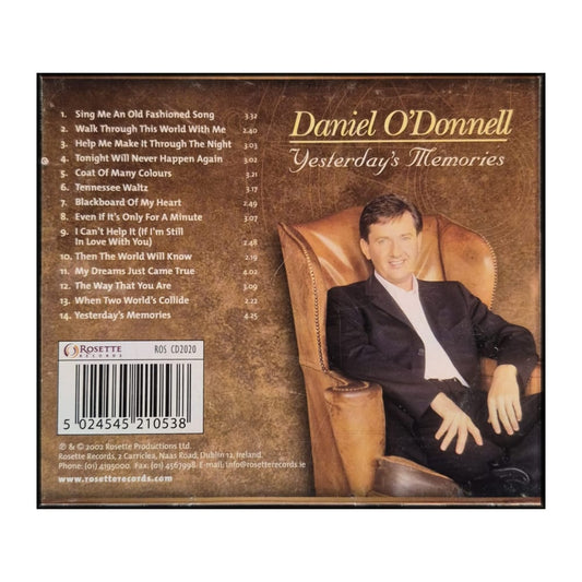 Daniel O'Donnell: Yesterday'S Memories