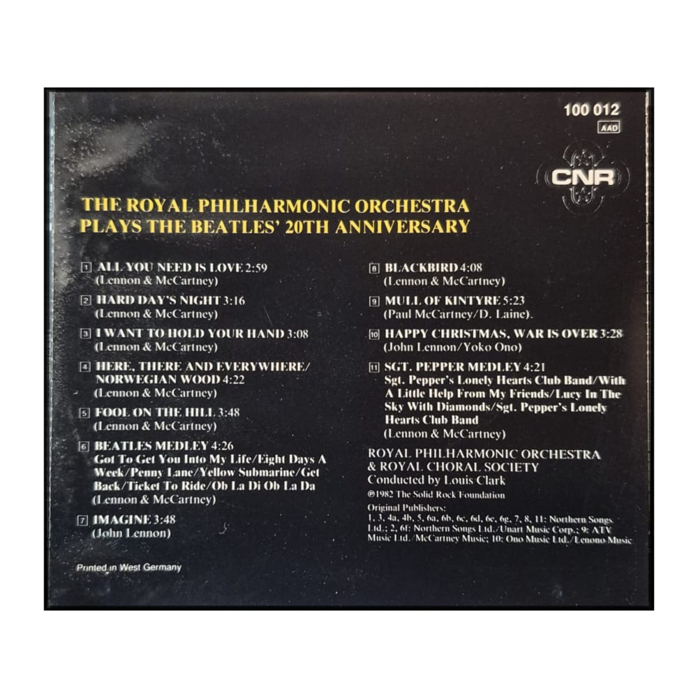 Royal Philharmonic Orchestra: The Beatles 20th Anniversary Concert
