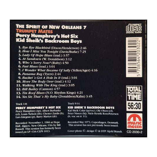 Percy Humphrey'S Hot Six & Kid Sheik'S Backroom Boys: The Spirit Of New Orleans 7