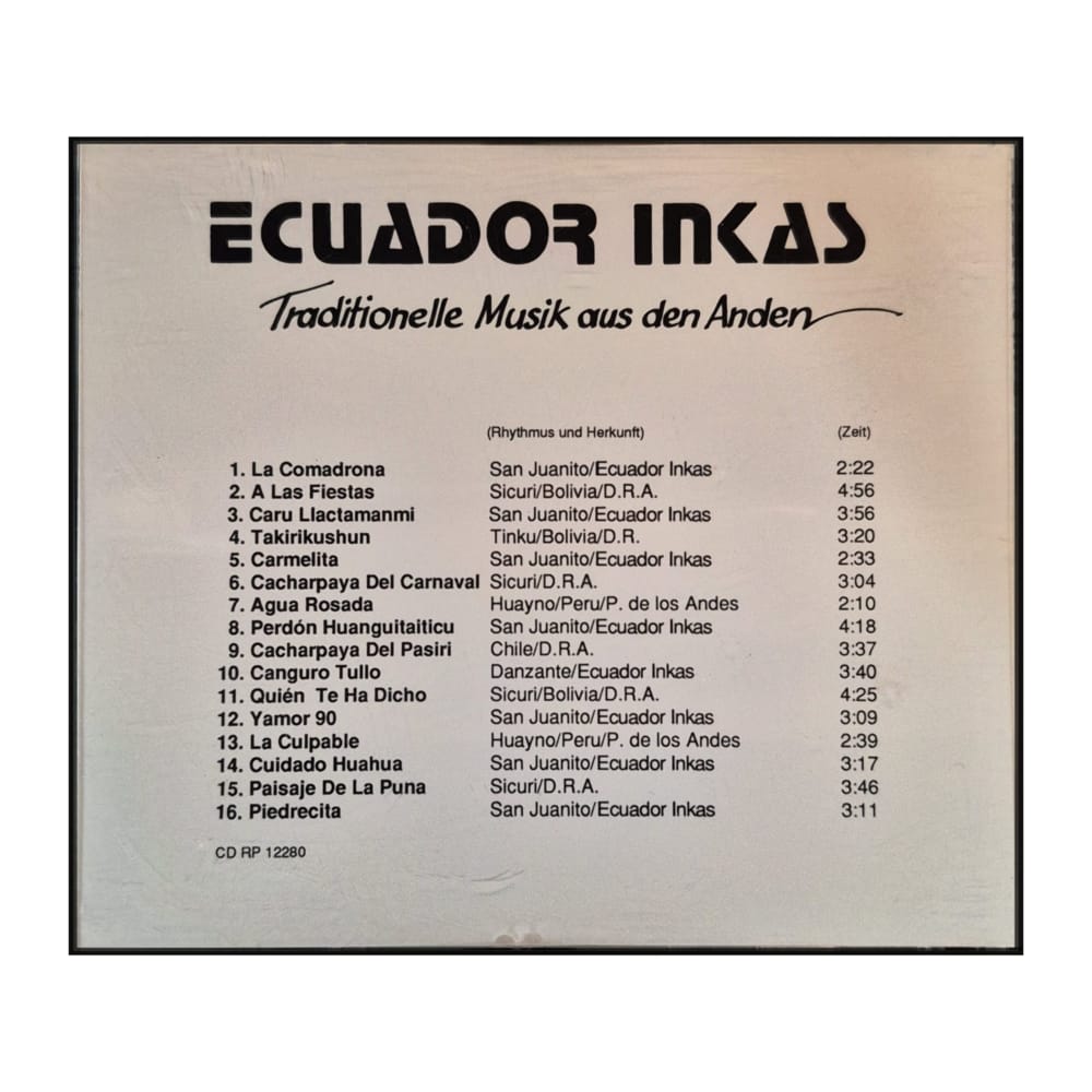 Ecuador Inkas: Original Version aus Bolivien · Peru · Ecuador