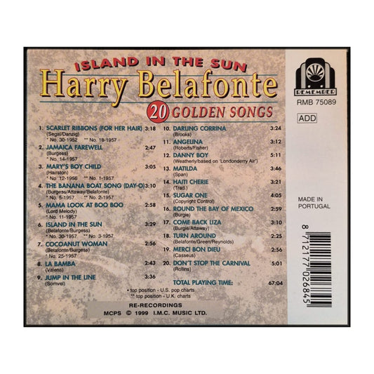 Harry Belafonte: Island In The Sun - 20 Golden Songs