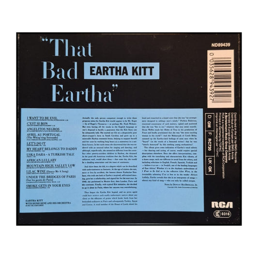 Eartha Kitt: That Bad Eartha