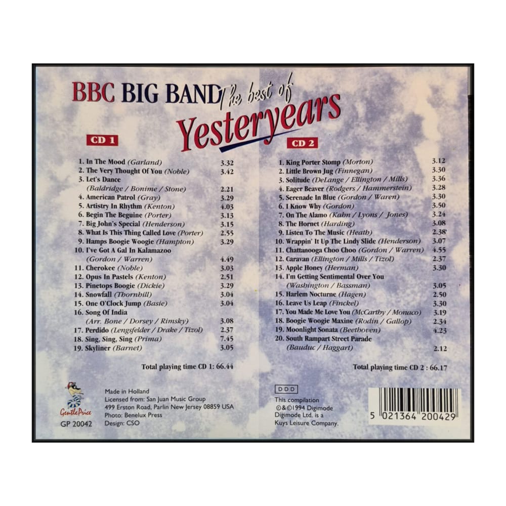 Bbc Big Band: The Best Of Yesteryears