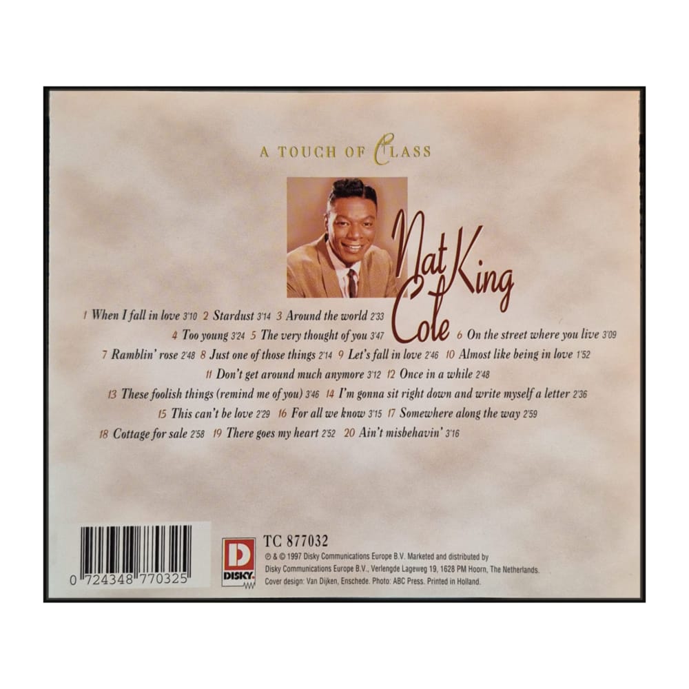 Nat King Cole: A Touch Of Class