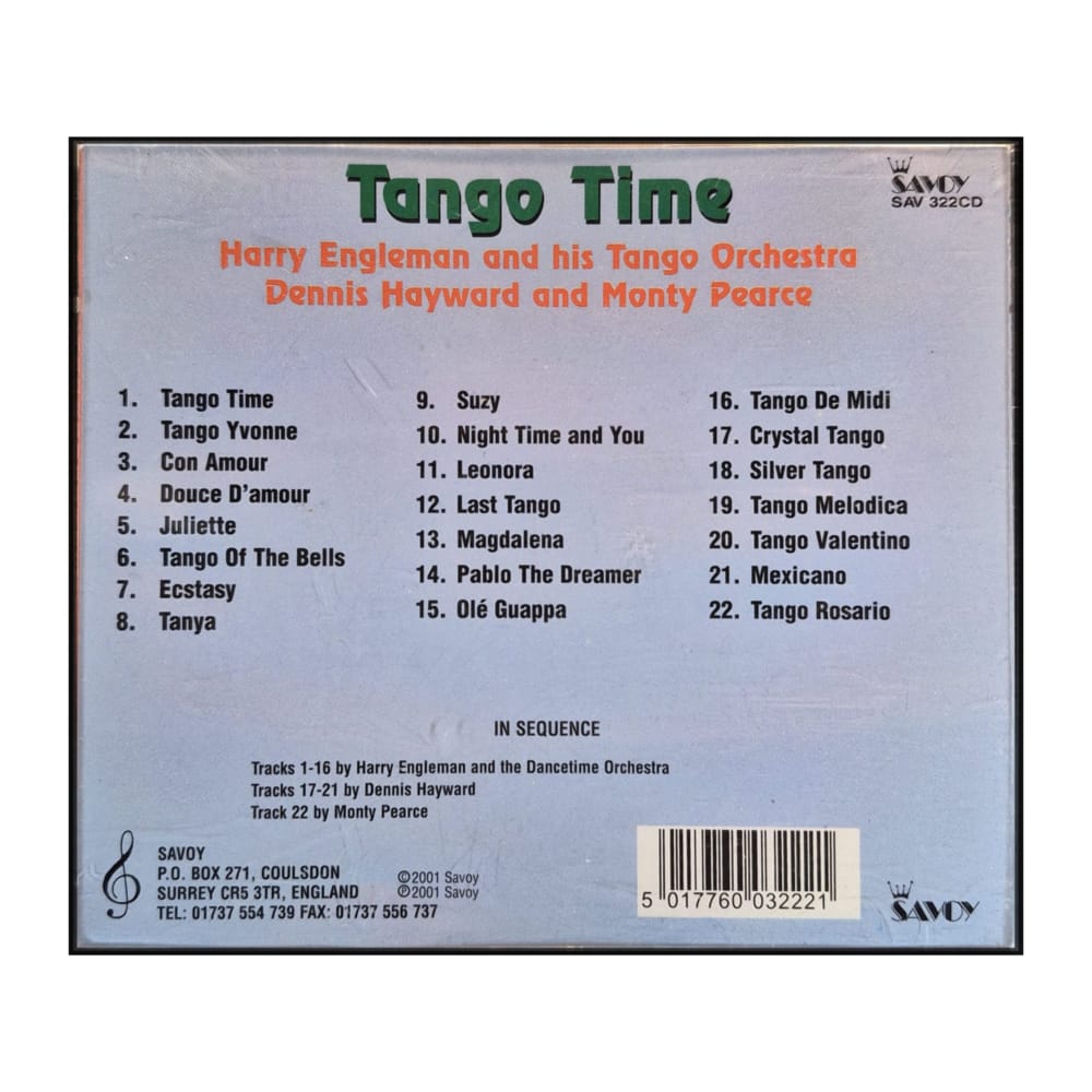 Harry Engleman And His Tango Orchestra: Tango Time
