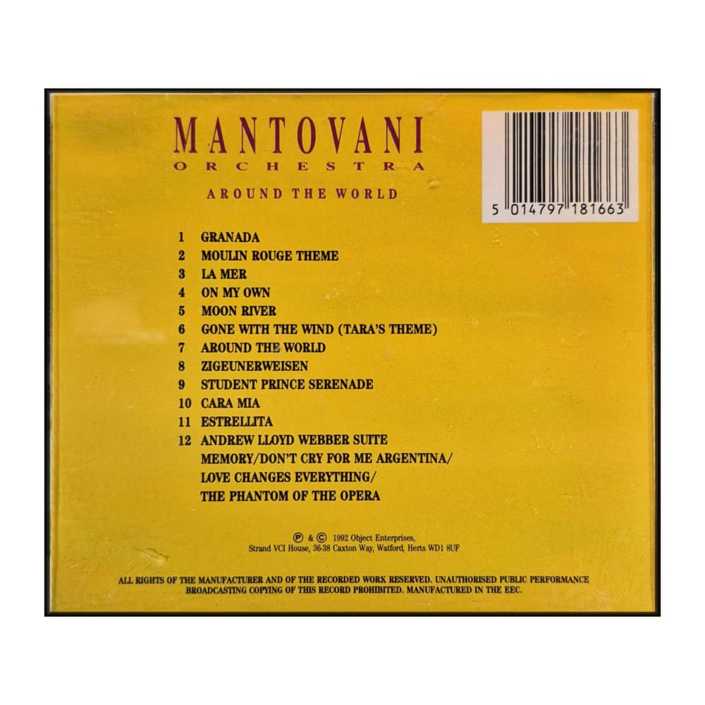 Mantovani Orchestra: Around The World