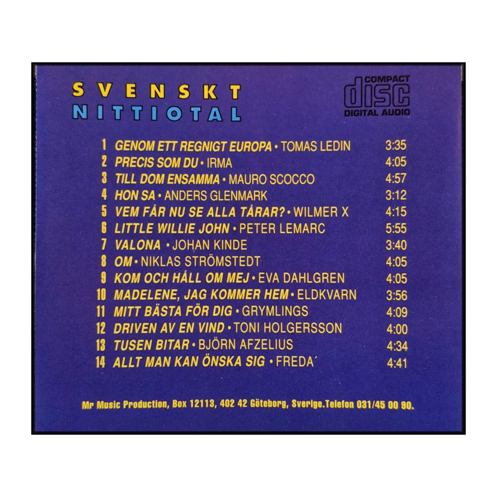 Svenskt Nittiotal