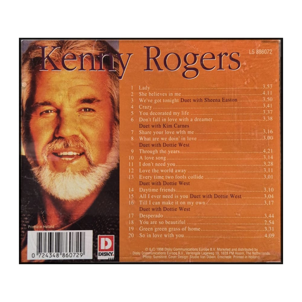 Kenny Rogers: 20 Great Love Songs