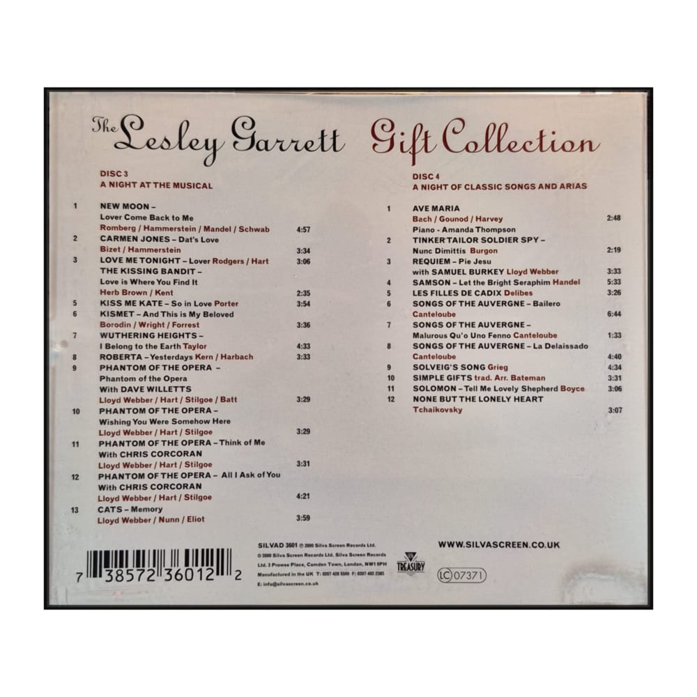 Lesley Garrett: The gift Collection 2 disc-3-4