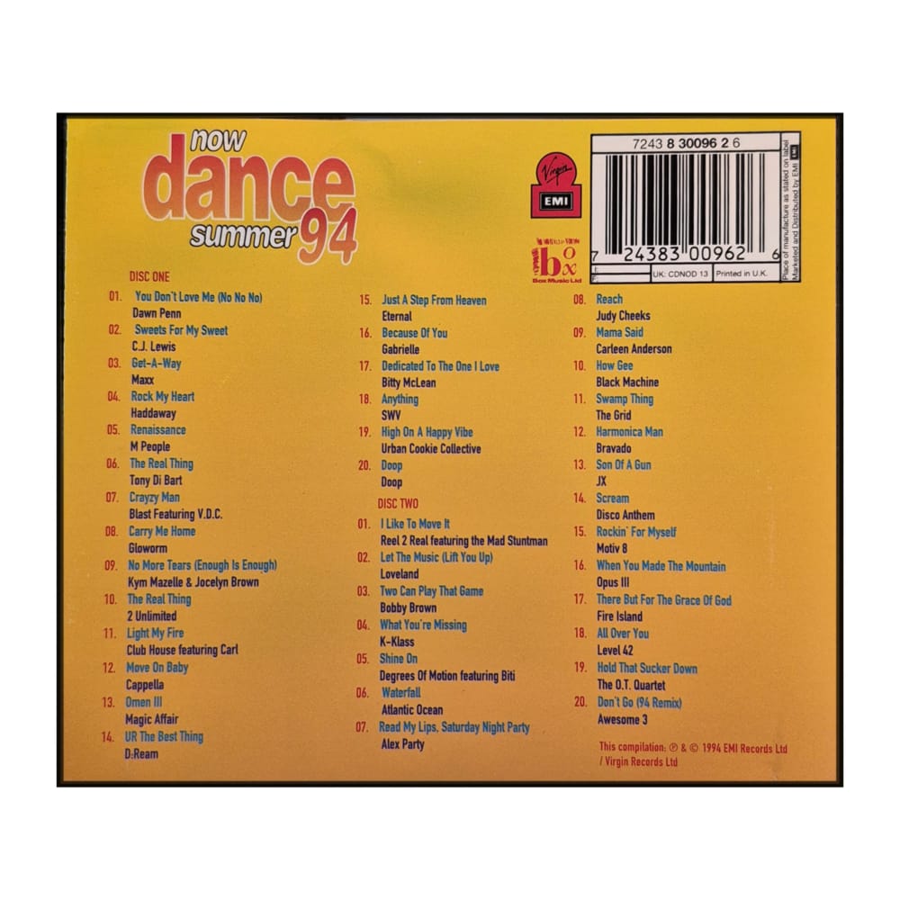 Now Dance Summer 94