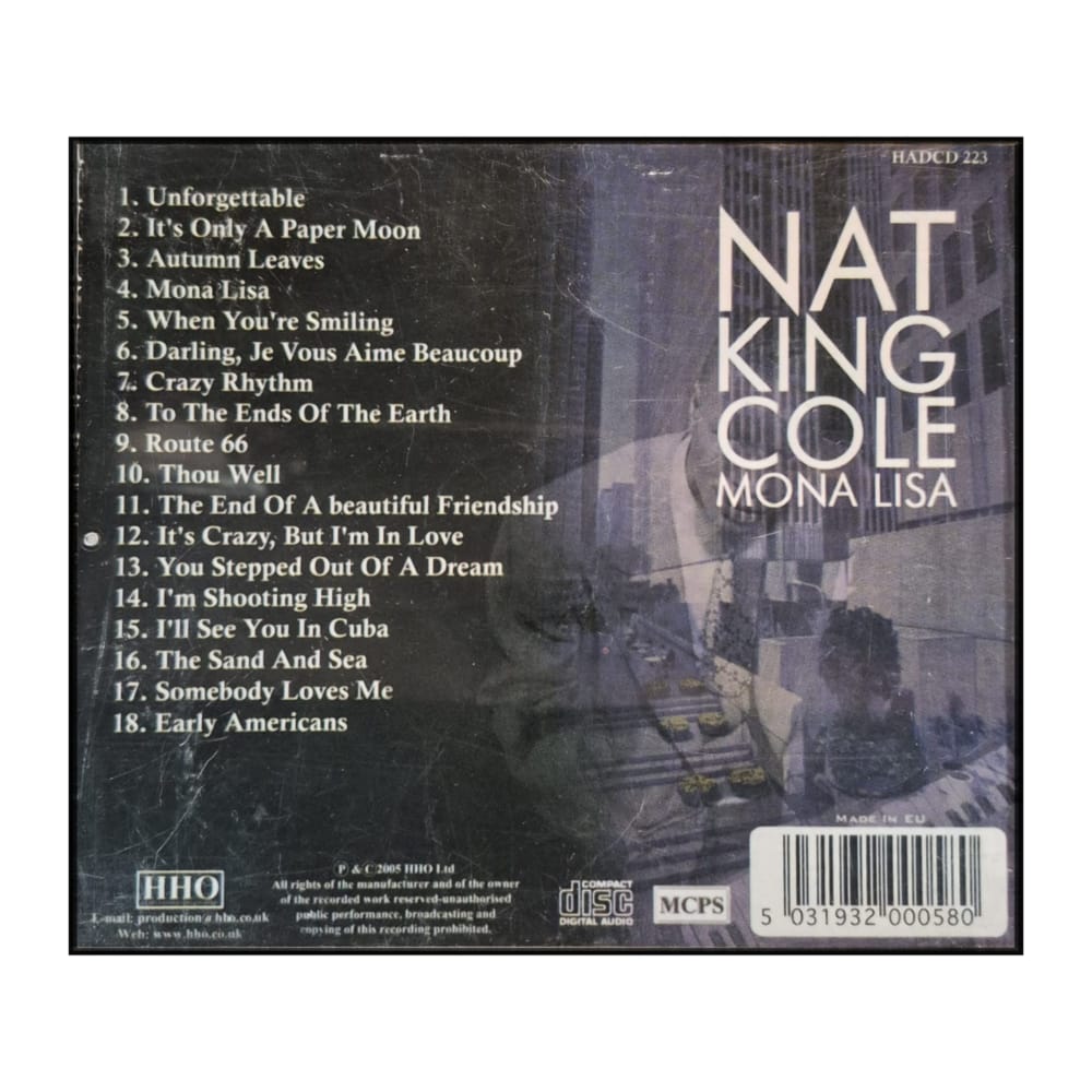 Nat King Cole: Mona Lisa