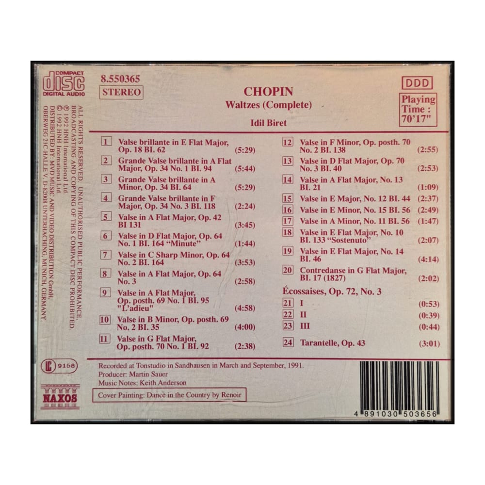 Idil Biret & Chopin: Waltzes