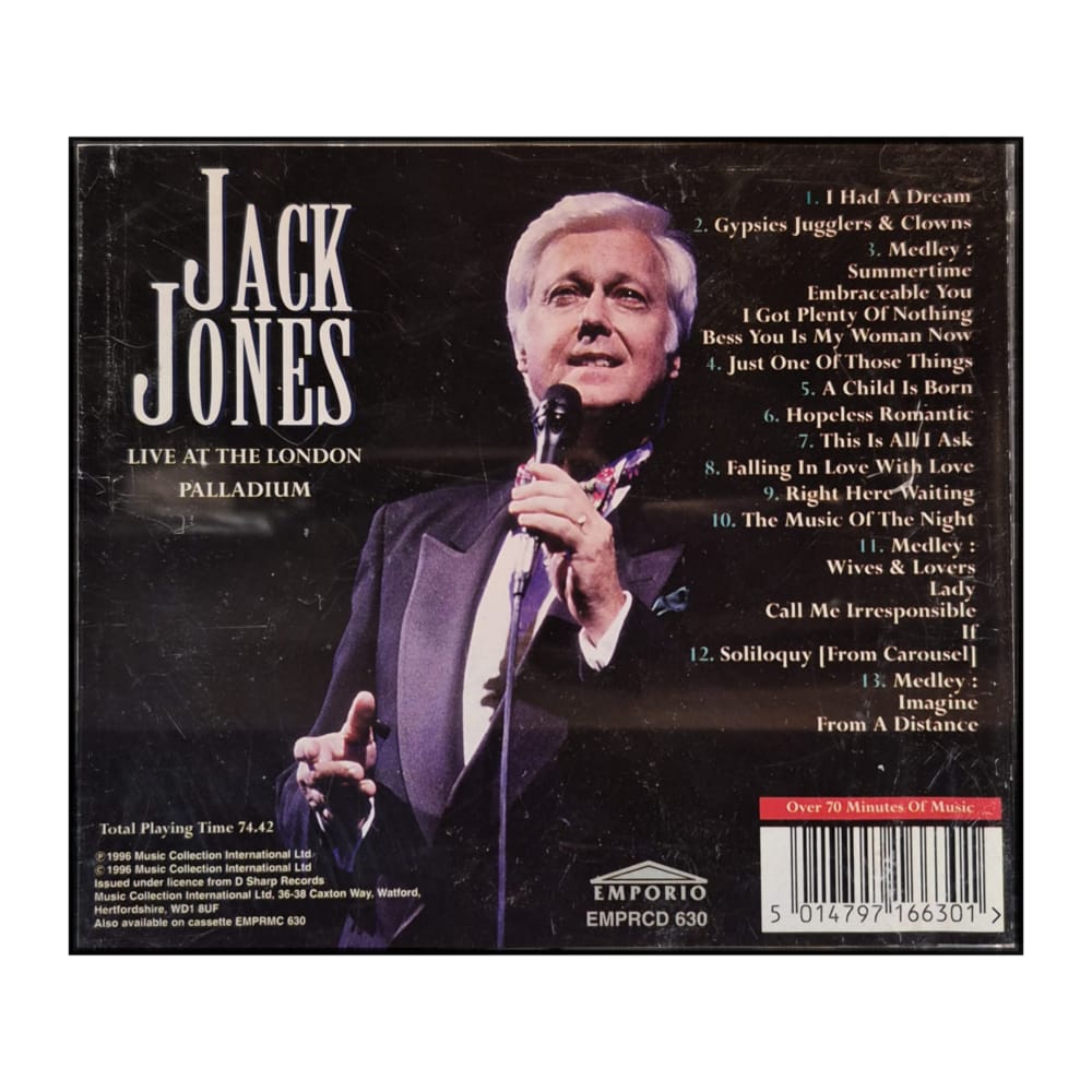 Jack Jones: Live At The London Palladium