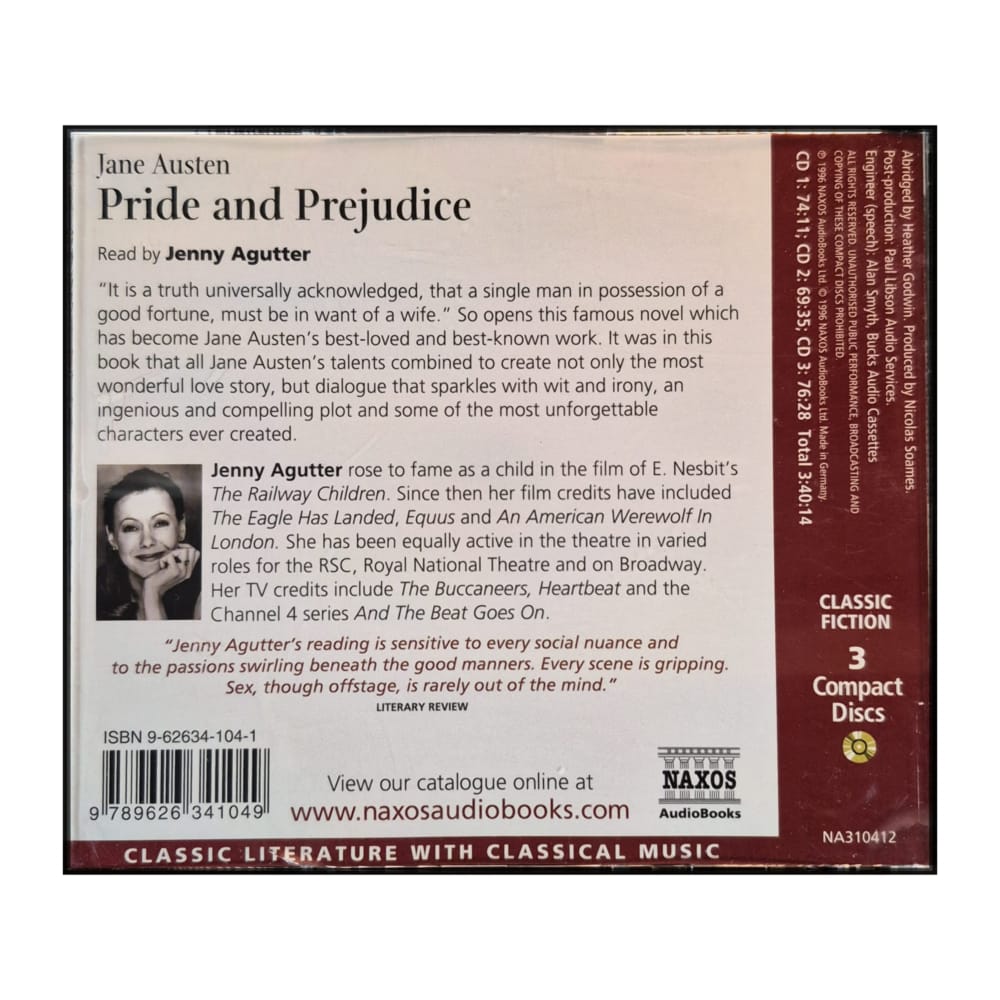 Jane Austen: Pride And Prejudice