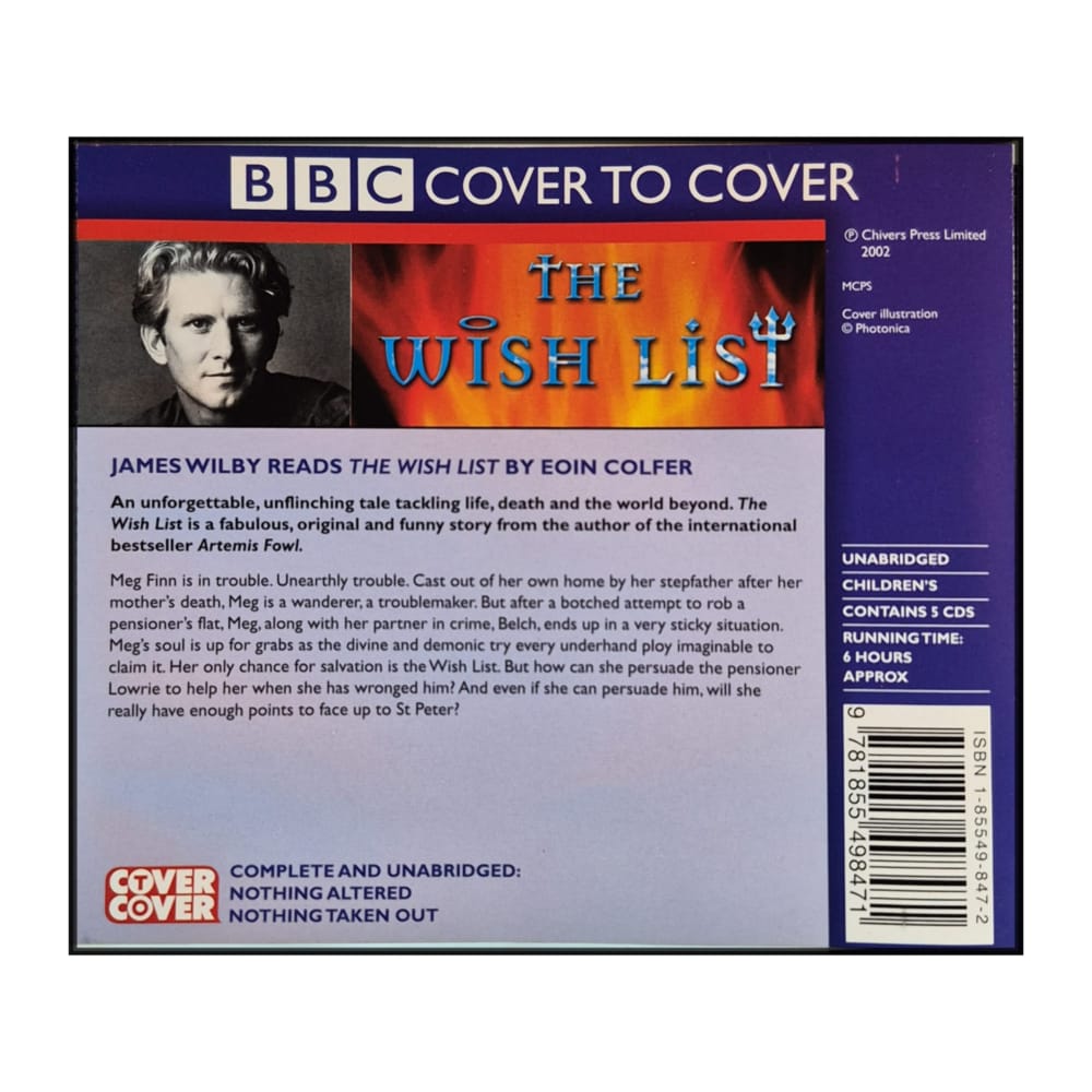 Eoin Colfer: The Wish List