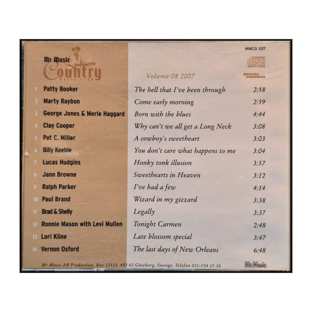 Mr Music Country 2007-08