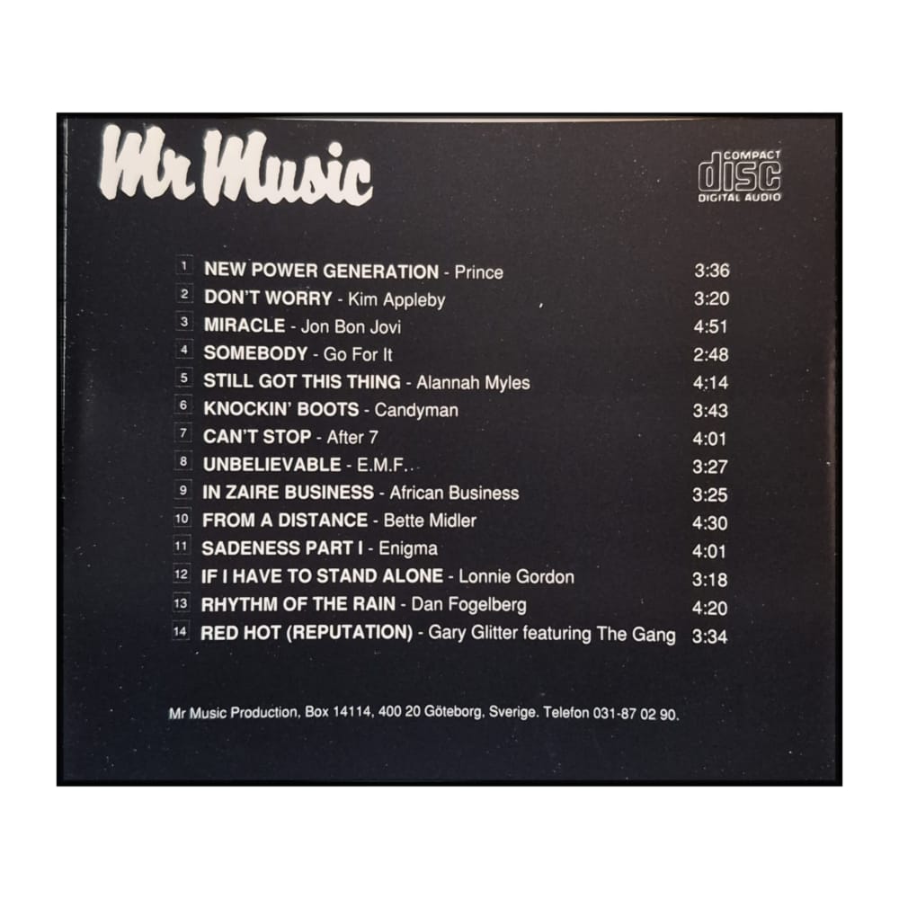 Mr Music Hits 1991-02