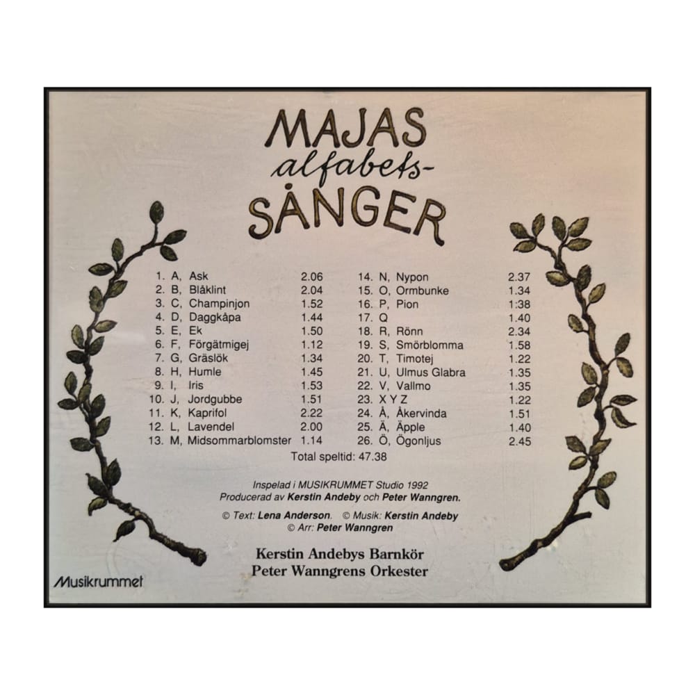 Majas alfabetssånger