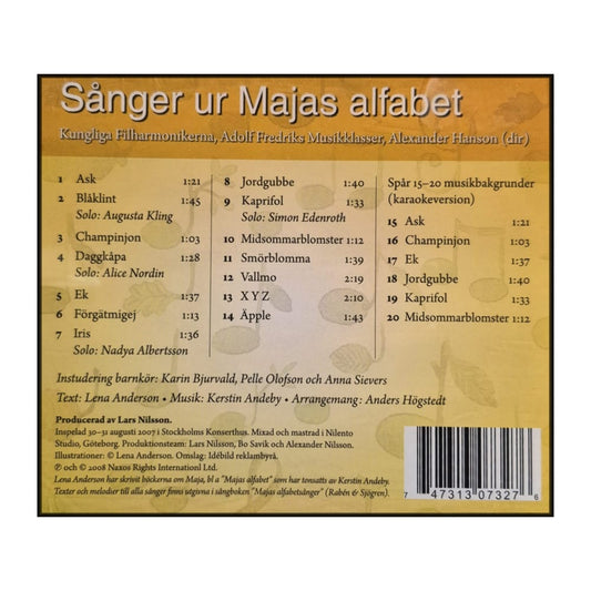 Majas Alfabet: Sånger Ur