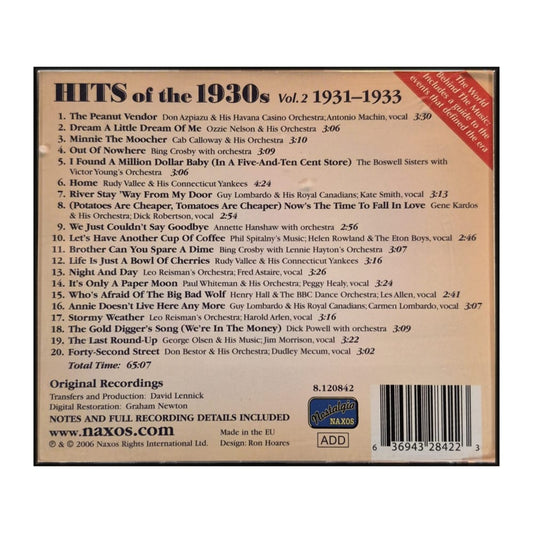 Hits Of The 1930S V2 1931–1933